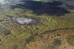 Airplane view of the Pantanal