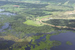 Agricultural clearing and forest reserves in the southern Amazon