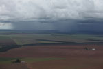 Storm over the Amazon's agricultural landscape