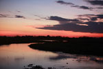 Sunset over the Pantanal