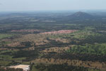 Aerial view of the region around Cuiaba