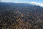 Aerial view of mountains near San Jose