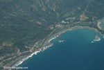 Aerial view of Costa Rica's Pacific coastline
