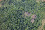 Aerial view of foresty clearing in Costa Rica