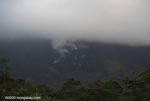 Steam rising from a lava flow on Arenal volcano