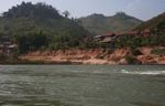 Village along the Nam Ou river