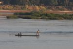 Man fishing on the Mekong