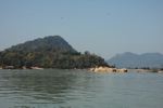 Giant boulders in the Mekong