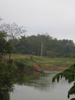 Canoe on the Nam tha river