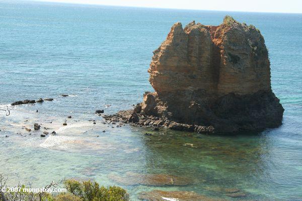 Rock formation along the southern coast of Australia